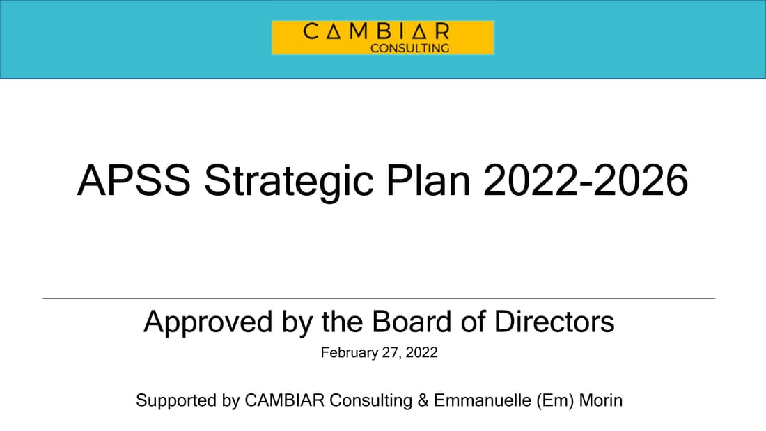 APSS Strategic Plan Map 1